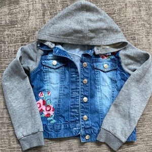 Girls denim jacket size Small